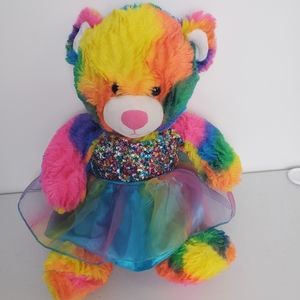 Build a Bear Rainbow Tie Dye
